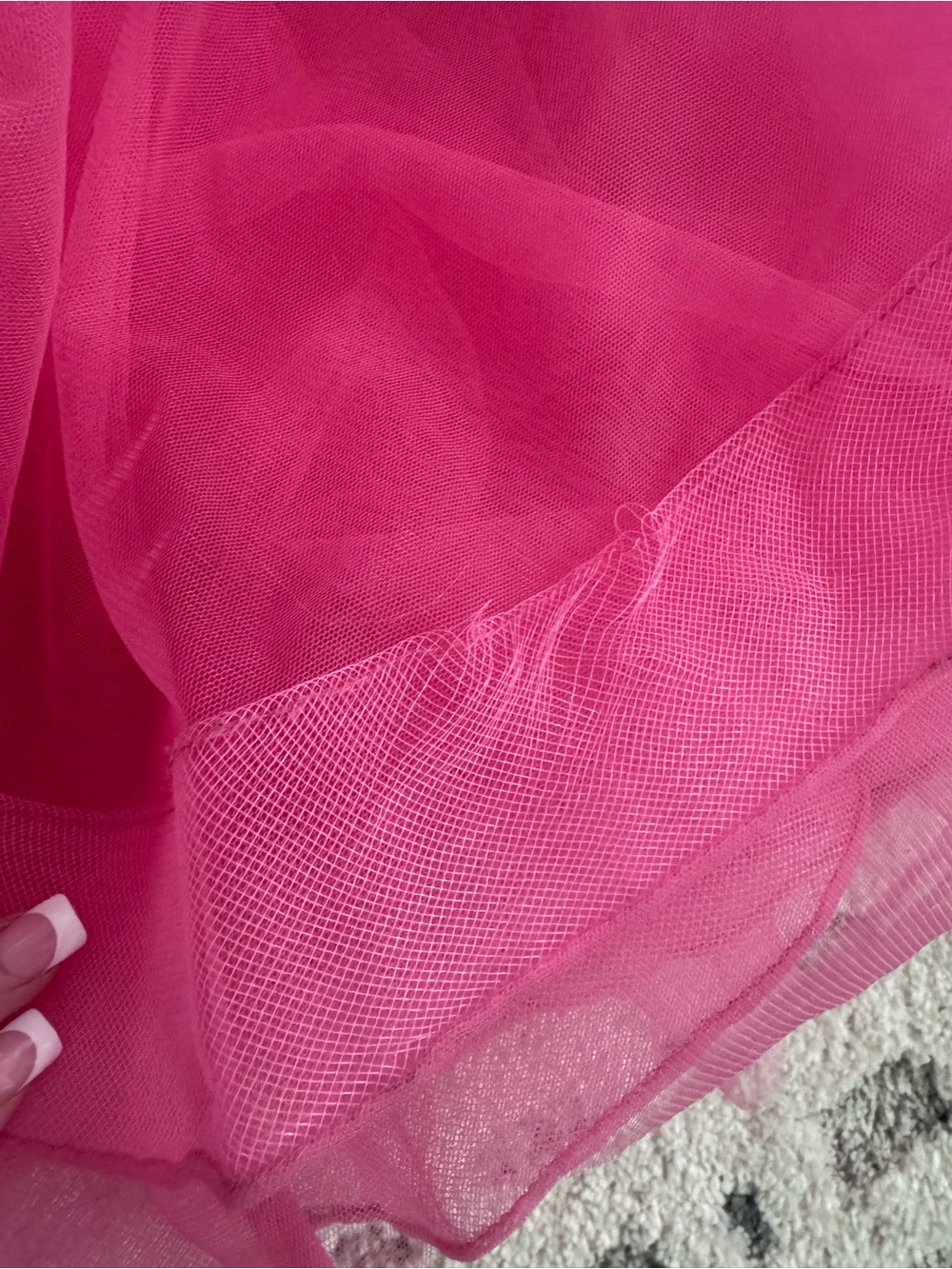Ellie Wilde Pink Embellished High-Low Prom Dress - Picture 6 of 6